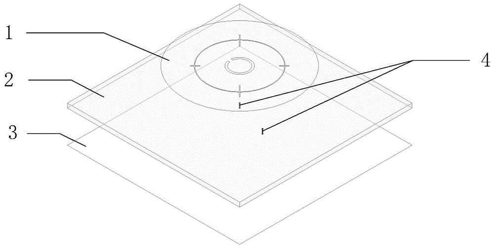 一种方向图分集的低剖面圆极化天线的制作方法