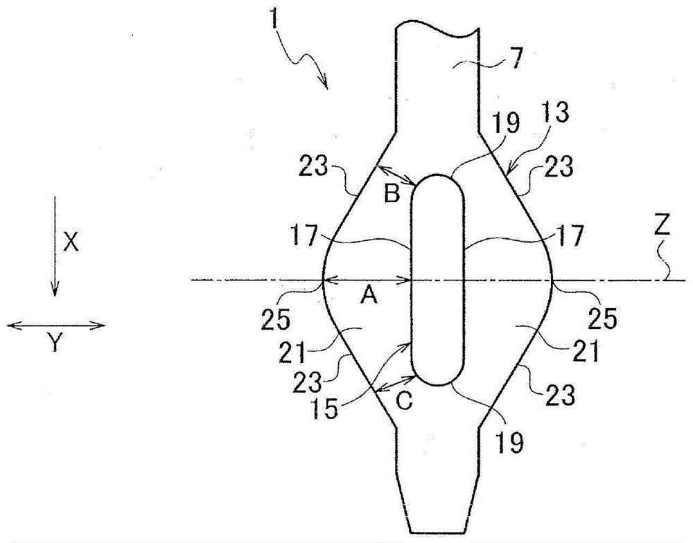 压配端子和电路板的压配端子连接结构的制作方法