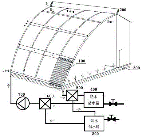 基于热管的自动调光集热式日光温室的制作方法