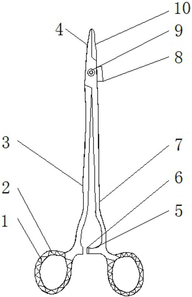 一种人体缝合手术用持针钳的制作方法