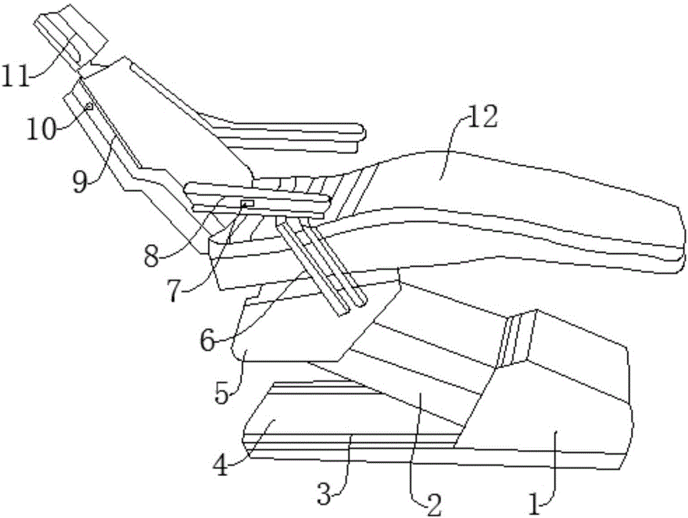 一种用于口腔医疗的新型智能控制座椅的制作方法