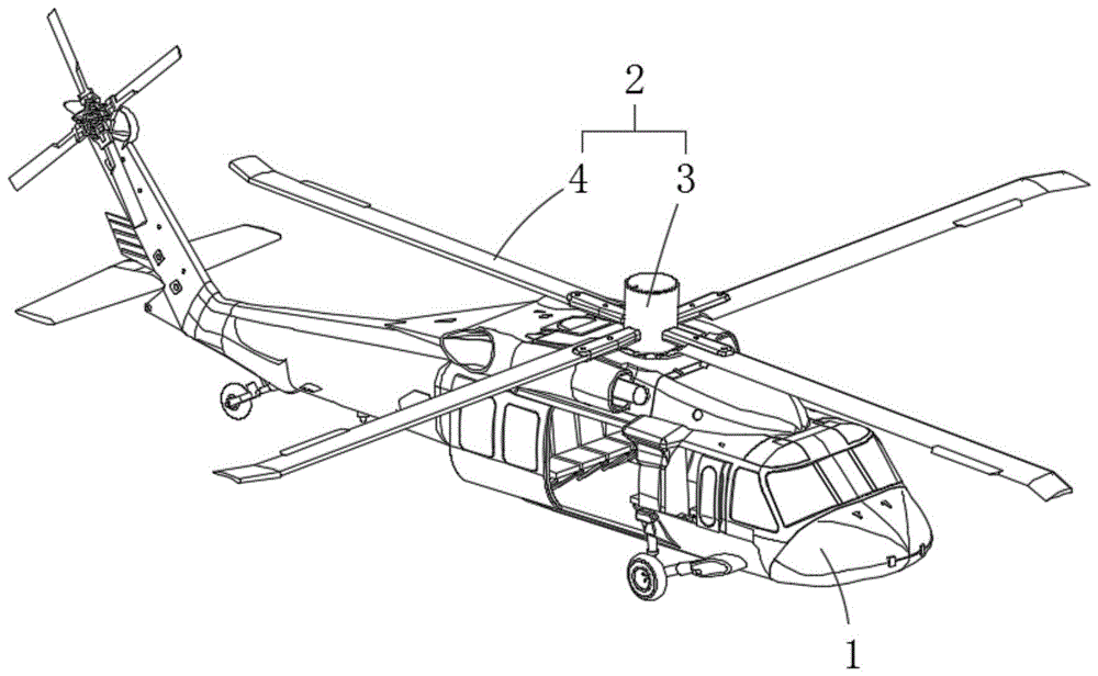一种旋翼可拆卸的直升机模型的制作方法