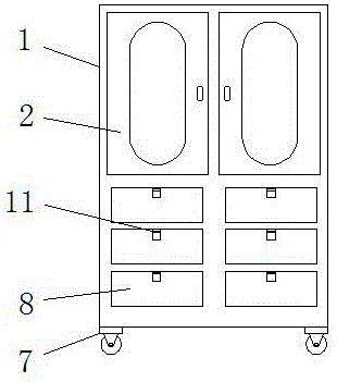 一种便于查找的教学资料储存柜的制作方法