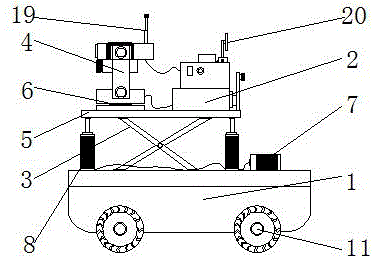 一种矿井安全巡检智能机器人的制作方法