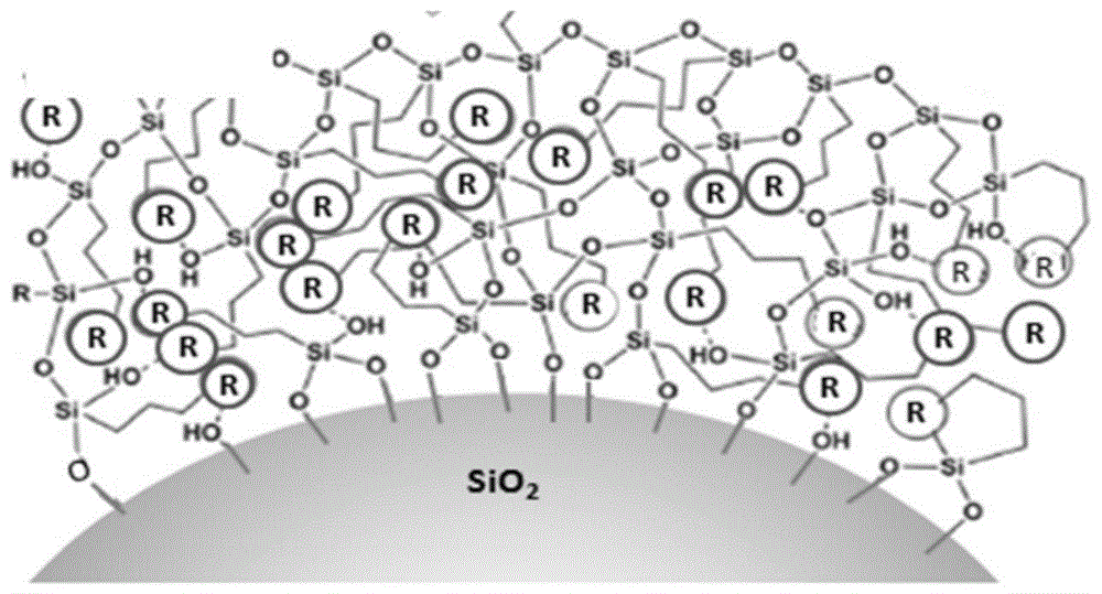 纳米二氧化硅的单分子层表面改性方法与流程