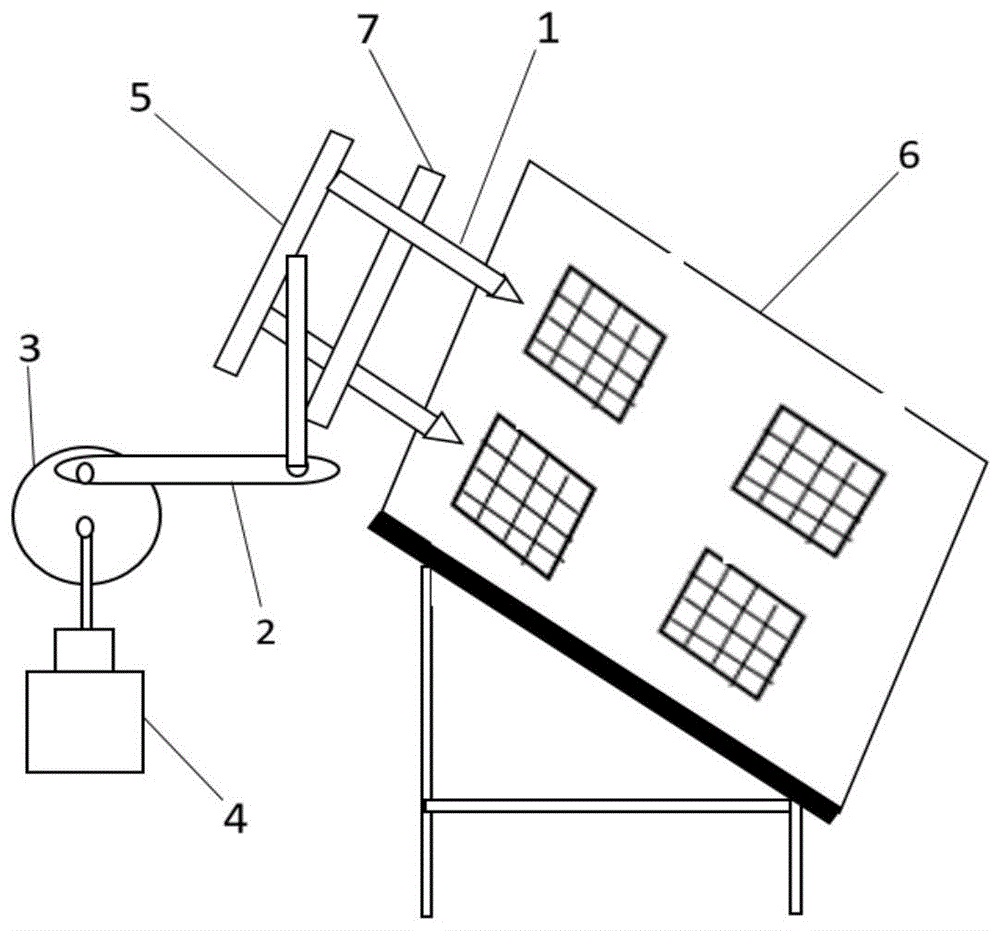 太阳能电池板清理装置的制作方法