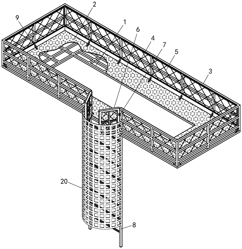 一种桥梁盖梁或系梁临边防护装置的制作方法