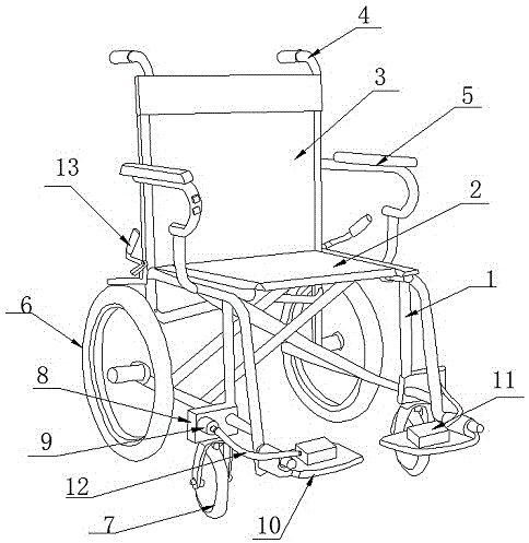 一种腿部康复轮椅的制作方法