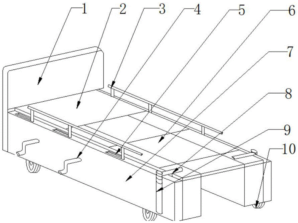 一种泌尿科用多功能护理床的制作方法