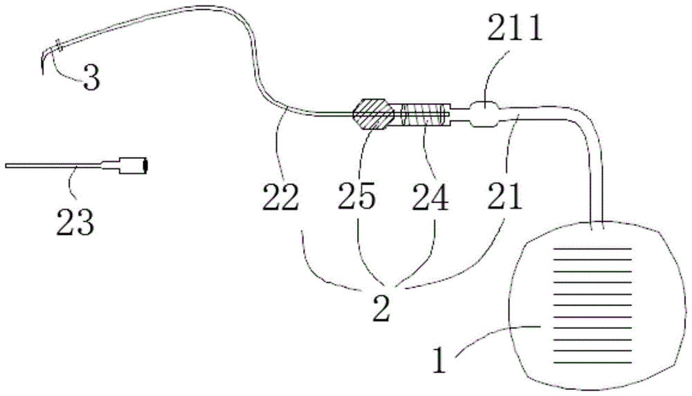 腰大池专用引流袋的制作方法