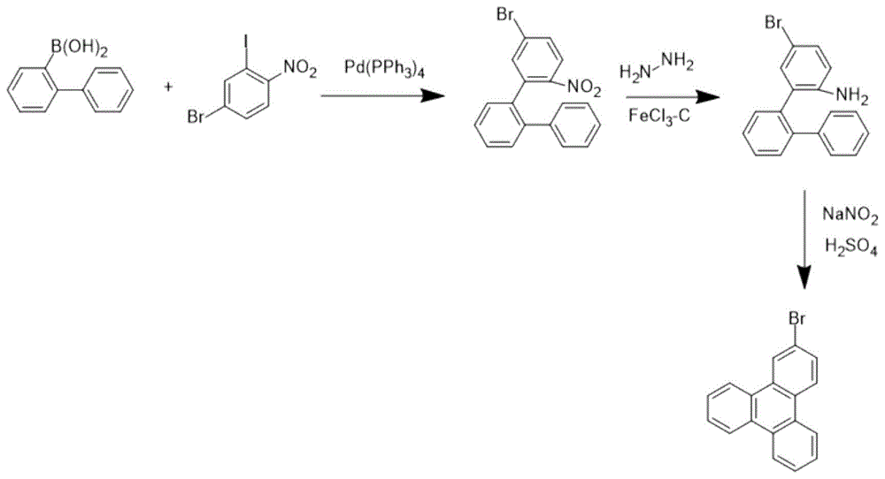 一种2-溴三亚苯的制备方法与流程