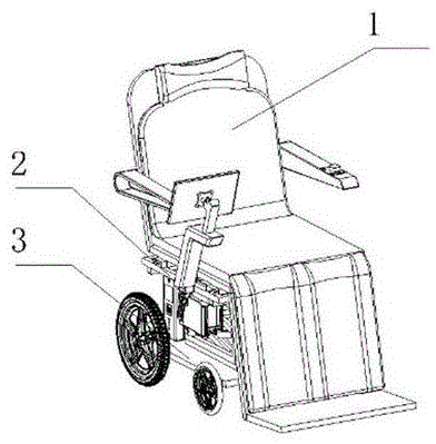 全自动主动式病患换载轮椅机器人的制作方法