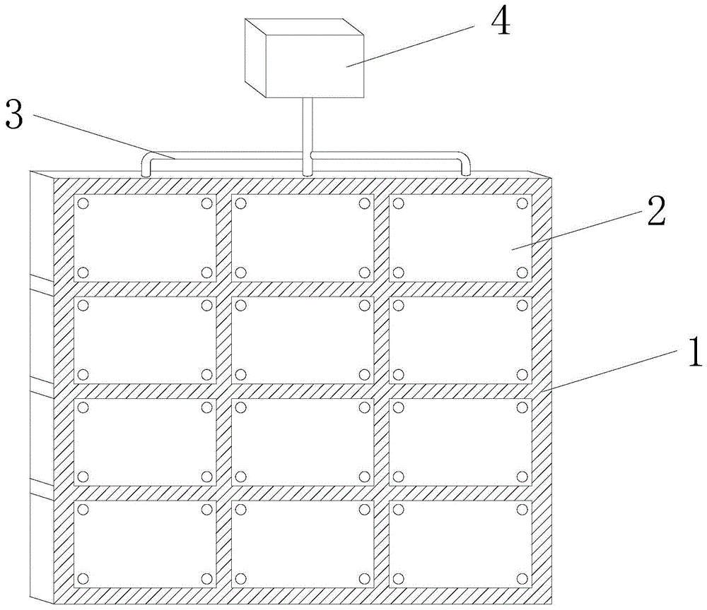 一种具有光板补充防晃裂的高效光伏玻璃幕墙的制作方法