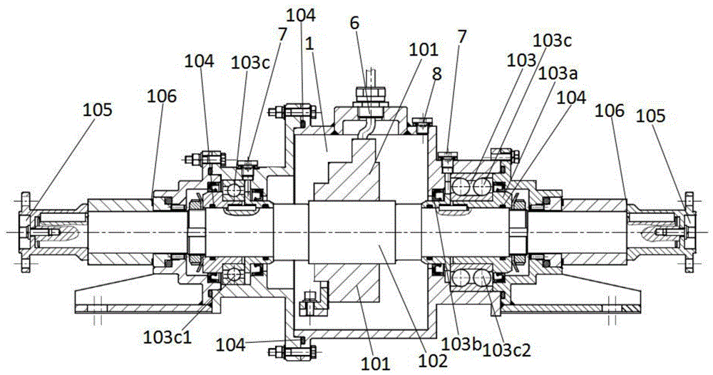 承受内外压力的船舶推进器轴系转速测量结构的制作方法