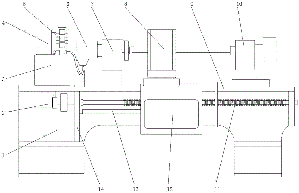 一种高通量管表面纵槽加工装置的制作方法