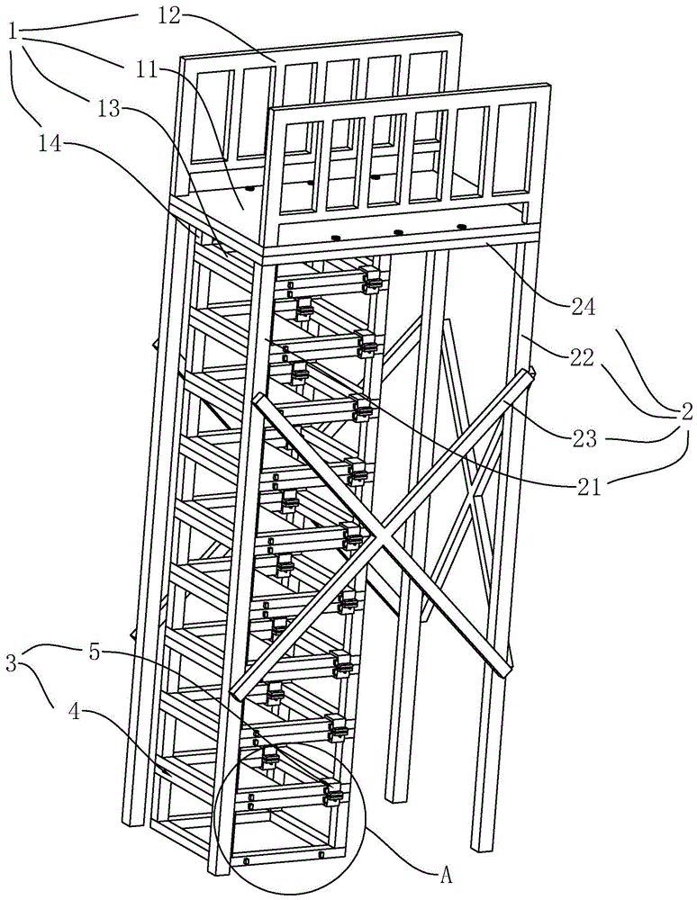 一种建筑施工用脚手架的制作方法