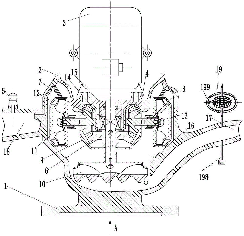 一种立式单级管道离心泵的制作方法