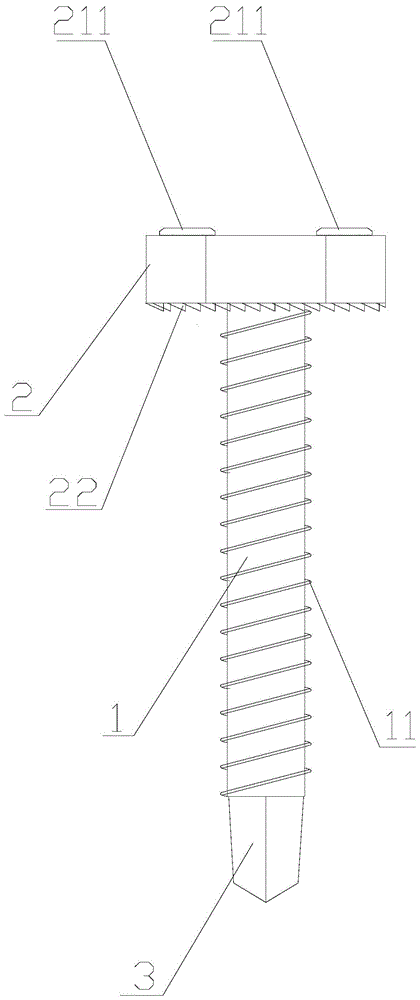 一种防锈防滑自攻螺钉的制作方法