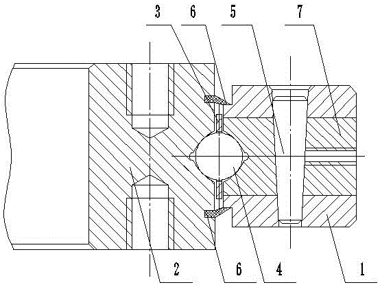 具有分体式保持架的新型四点接触球轴承的制作方法