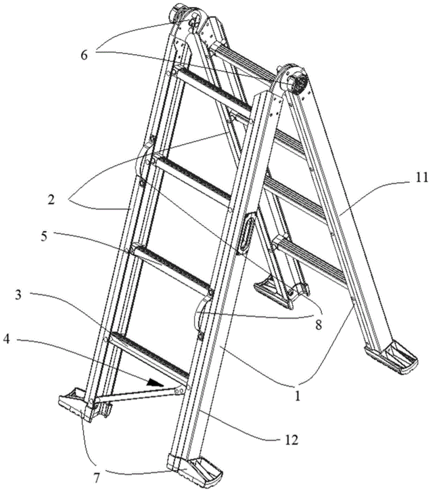 一种折叠梯的制作方法