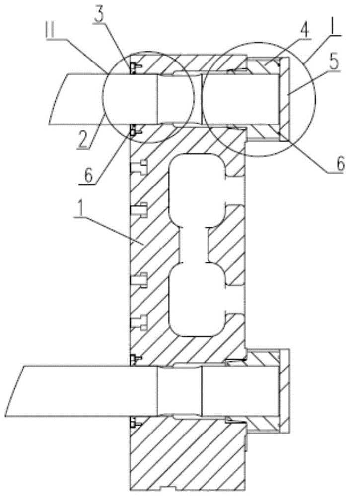 一种大型压铸机哥林柱与头板孔之间的防锈蚀结构的制作方法