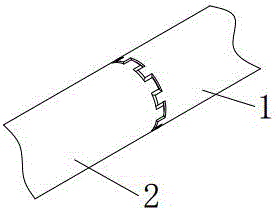 一种拼接式钛无缝管的连接结构的制作方法