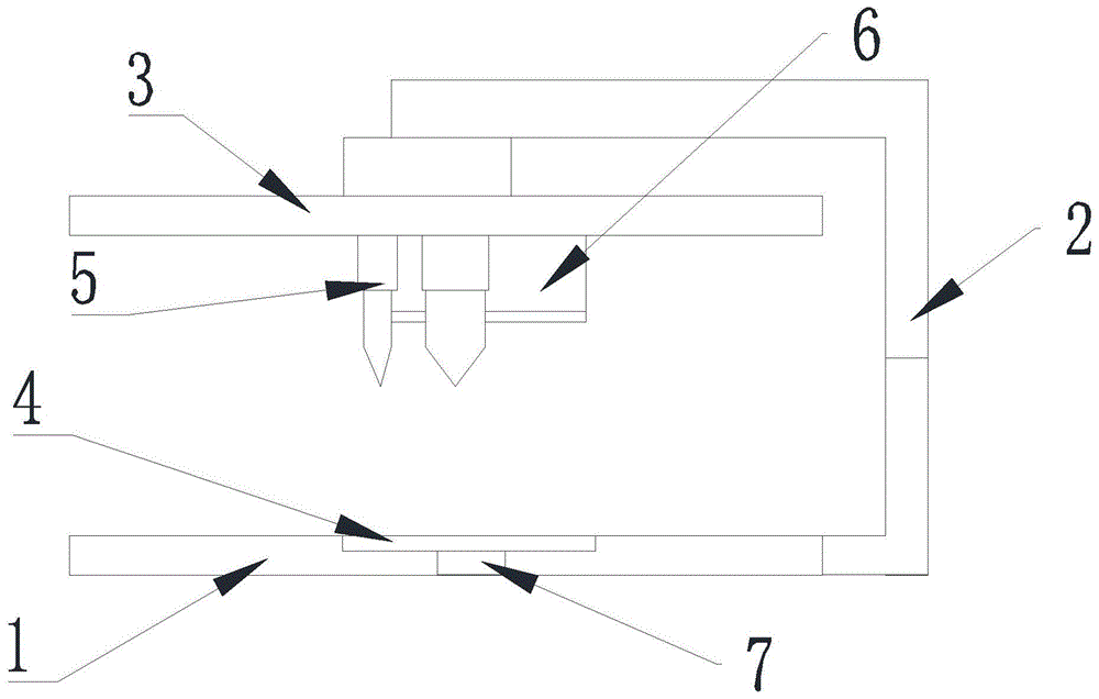 一种侧支架连接板的加工装置的制作方法