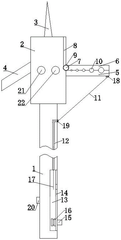 一种具有安全提醒的令克棒的制作方法