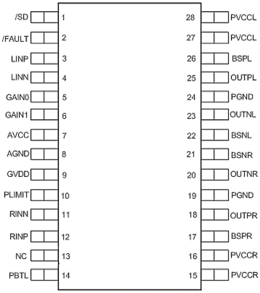 声频放大芯片的制作方法