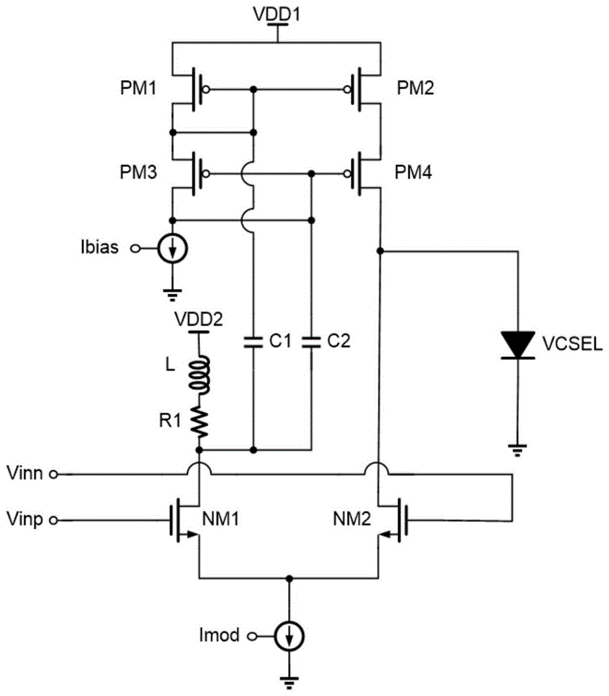 一种低电压CMOS工艺下的VCSEL激光器驱动电路的制作方法