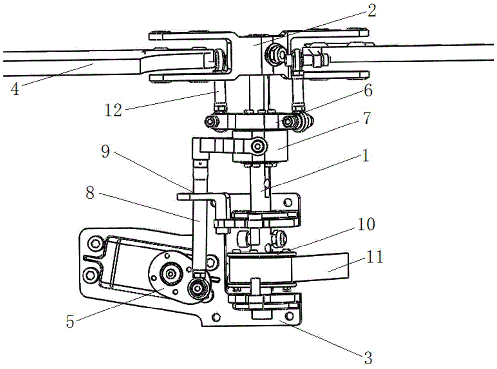 一种无人直升机尾桨变距机构的制作方法