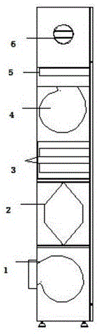 一种柜式净化新风换气机的制作方法