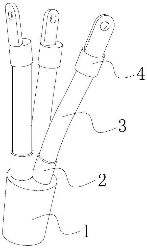 三芯电缆终端定型装置的制作方法