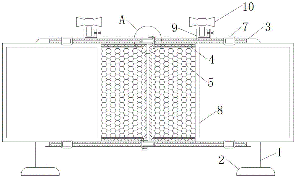 一种用于建筑工程及道路工程的组装式的维护栏杆的制作方法