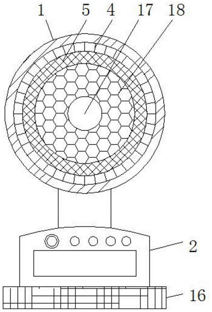 一种具有空气净化功能的智能金属台扇的制作方法