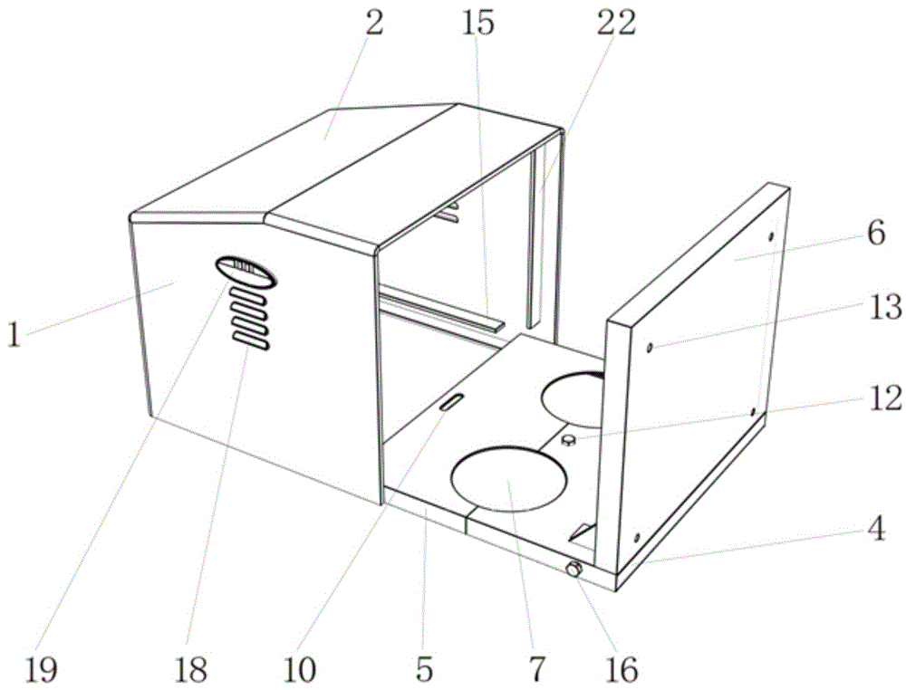 一种轨道插接快开式调压箱箱体的制作方法