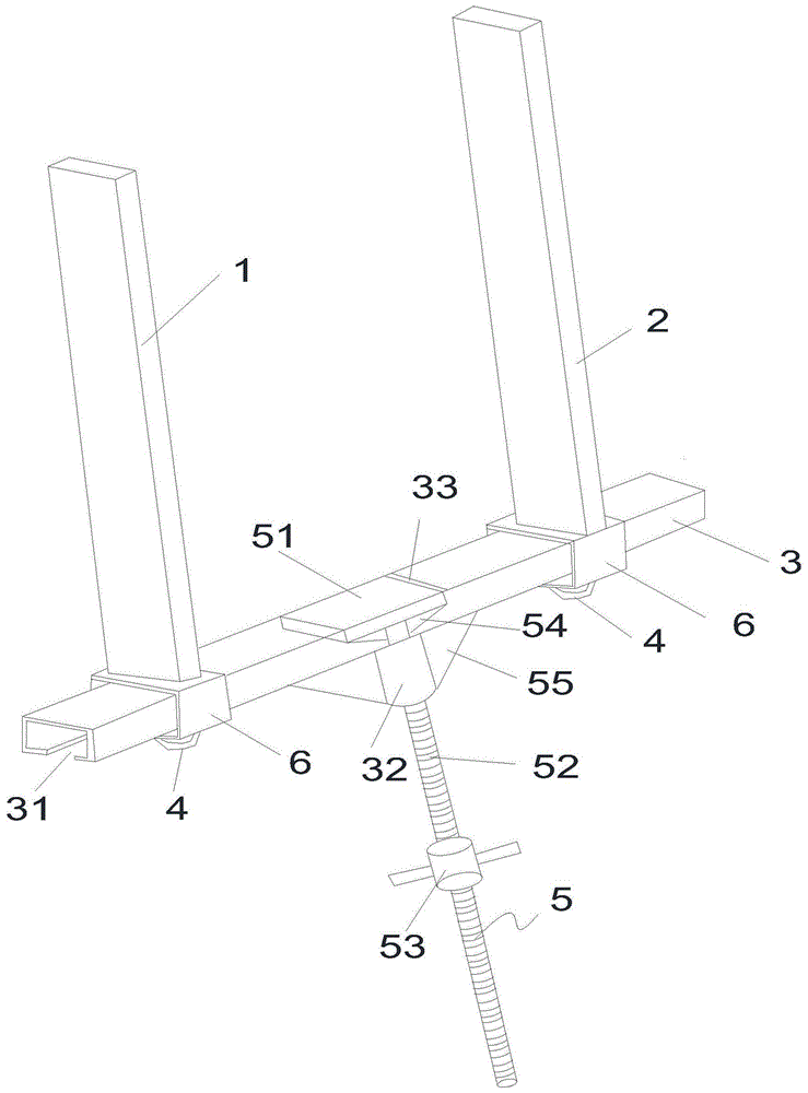 一种梁模板支撑结构的制作方法