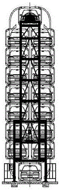 一种垂直循环式立体停车库的制作方法