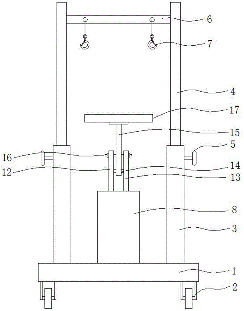 一种普通内科多功能辅助架的制作方法