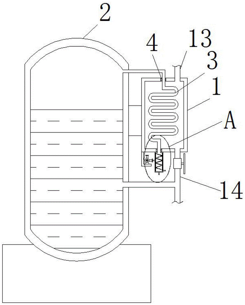 一种具有余热回收的冷凝结水装置的制作方法