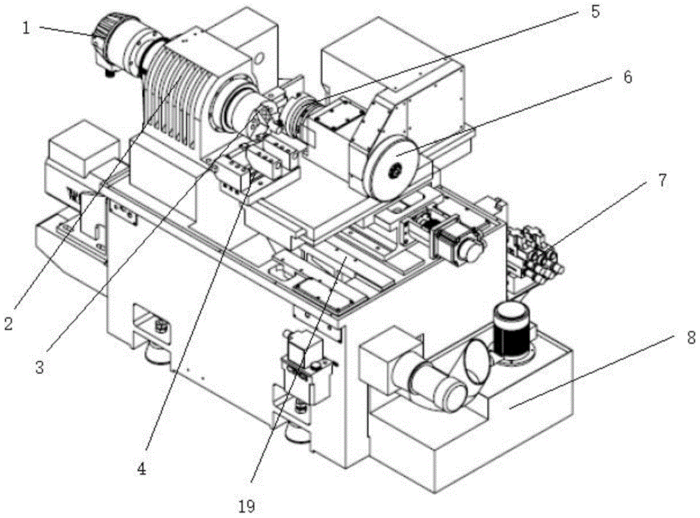 一种泵轮毂类平面车修装置的制作方法