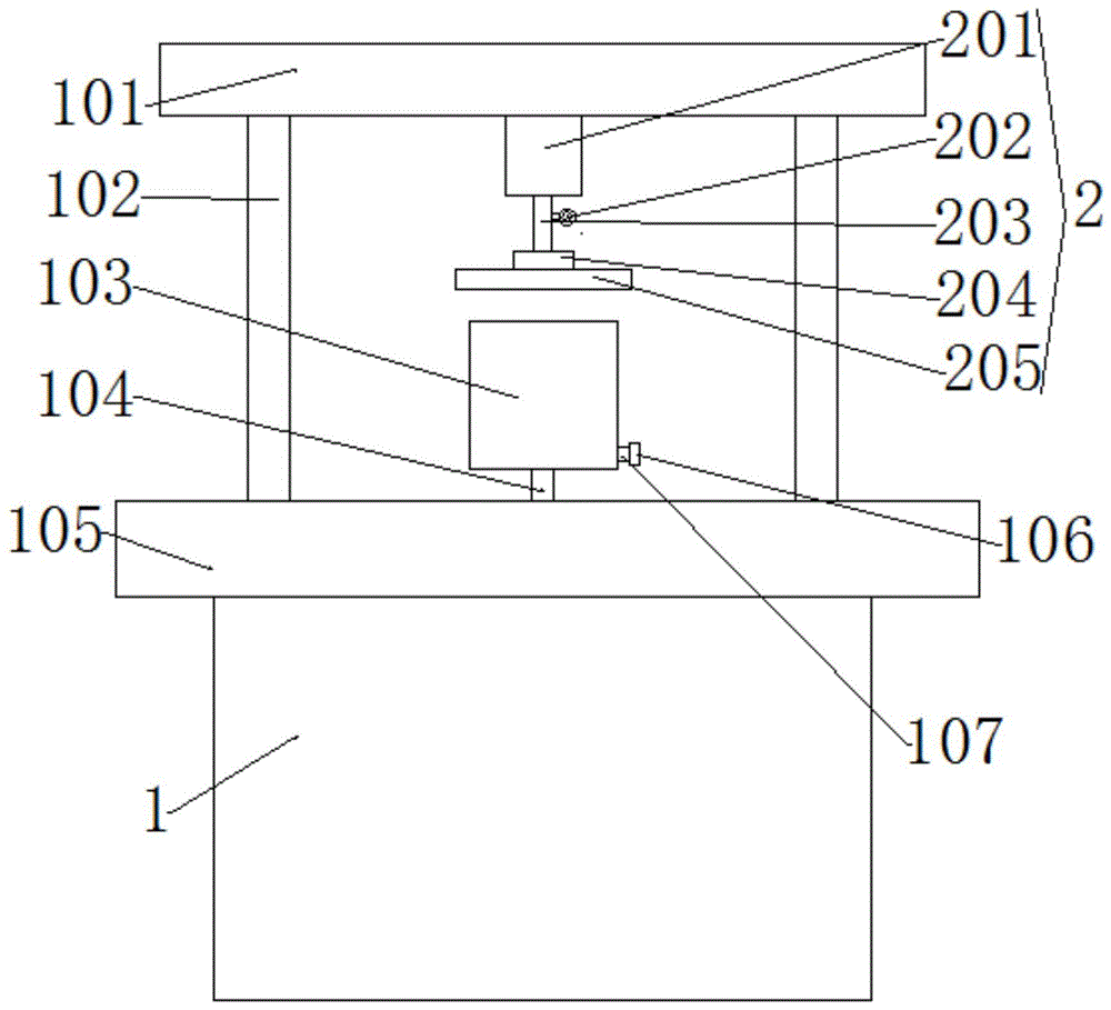 一种药物杂质合成用离心工作台的制作方法