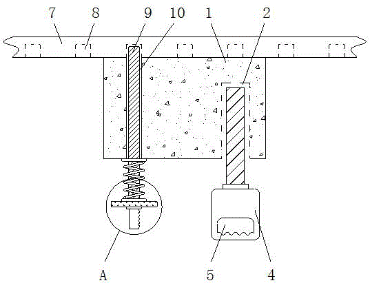 一种便于移动的转动式公交车用拉手的制作方法