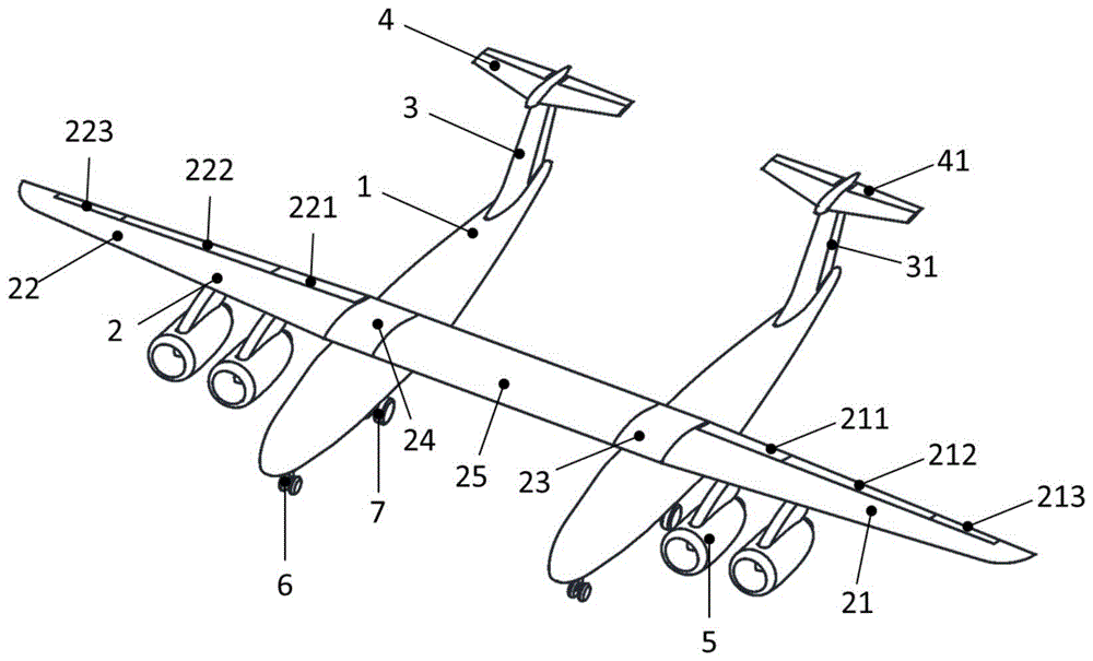 一种具有分段机翼的双机身无人机的制作方法