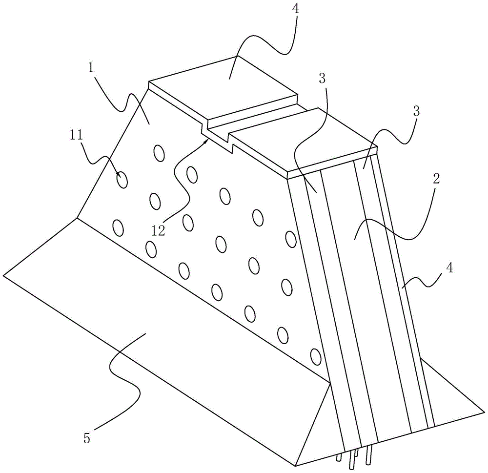 泥石流拦挡坝结构的制作方法