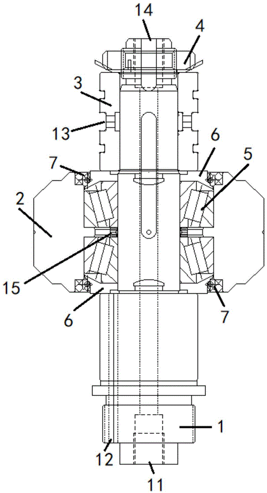 一种具有冷却结构及润滑结构的组合式滚轮的制作方法