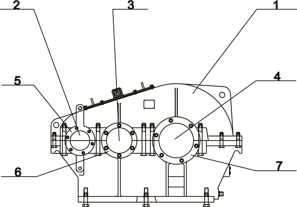 一种抽油机用减速机的强制润滑装置的制作方法