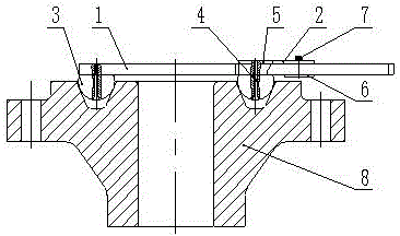 圆形槽中径检测尺及其使用方法与流程