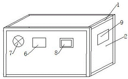 一种烟叶变黄变褐实验暗箱的制作方法