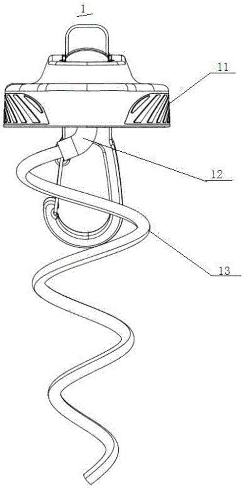 一种具有螺旋吸管的便携式杯体的制作方法